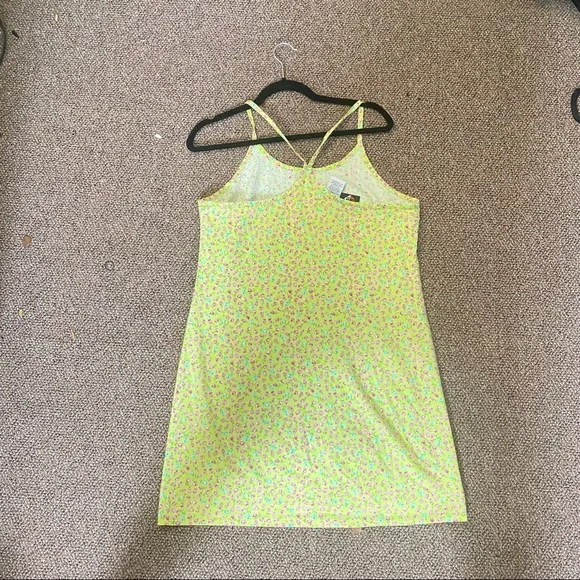 Vintage Junior’s Yellow Floral Print Dress - Picture 3 of 4